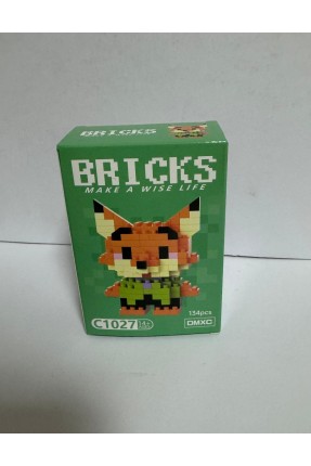 Mini Bricks Figür – Parçalı Yapı Oyuncağı – Dekoratif Koleksiyon Figürü C1027