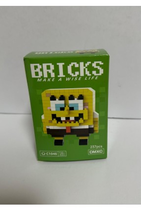 Mini Bricks Figür – Parçalı Yapı Oyuncağı – Dekoratif Koleksiyon Figürü C1046