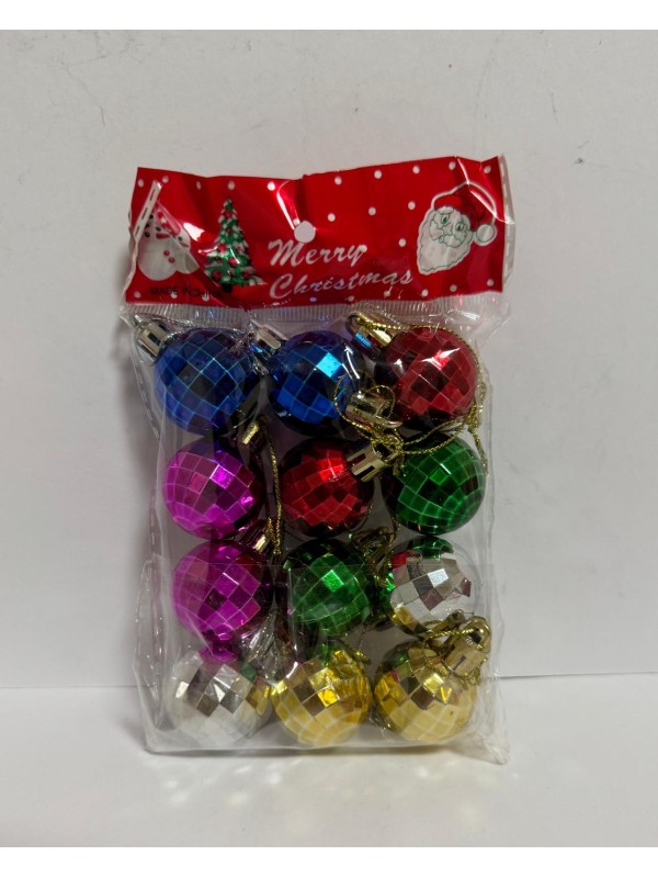 Yılbaşı Süsleri Parlak Top 12 Li Set 3 cm Yılbaşı Ağacı Süsü Yılbaşı Süsleri Parlak Top 12 Li Set 3 cm Yılbaşı Ağacı Süsü