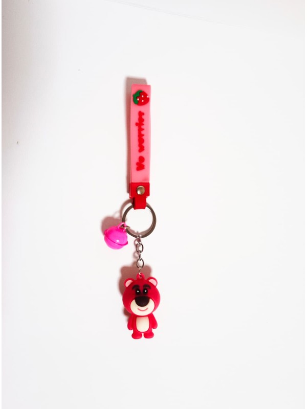 Anahtarlık Kırmızı Sevimli Ayıcık