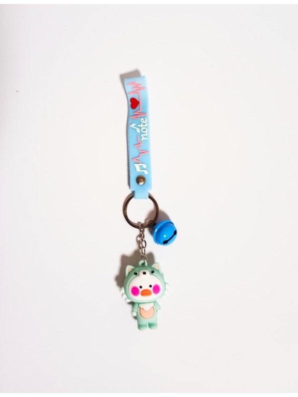 Anahtarlık Yeşil Kostümlü Ördek