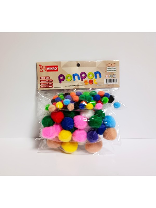 Ponpon 3lü Set