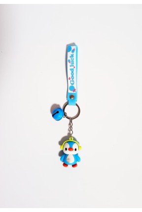 Anahtarlık Kulaklıklı Sevimli Ördek Anahtarlık Kulaklıklı Sevimli Ördek