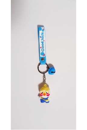 Anahtarlık Mavi Tulumlu Ördek Anahtarlık Mavi Tulumlu Ördek