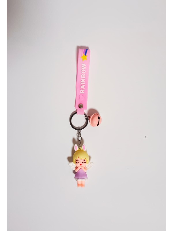 Anahtarlık Lila Elbiseli Melek