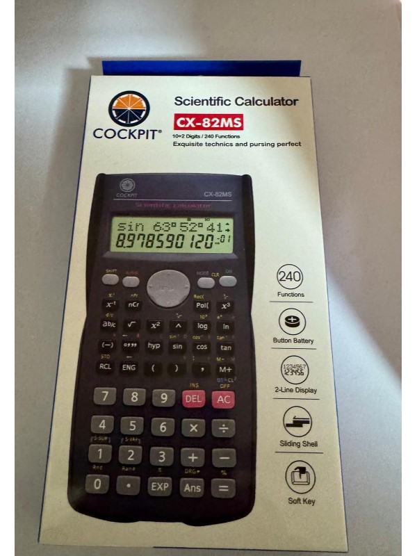 FONKSİYONLU HESAP MAKİNASI CX-82 MS