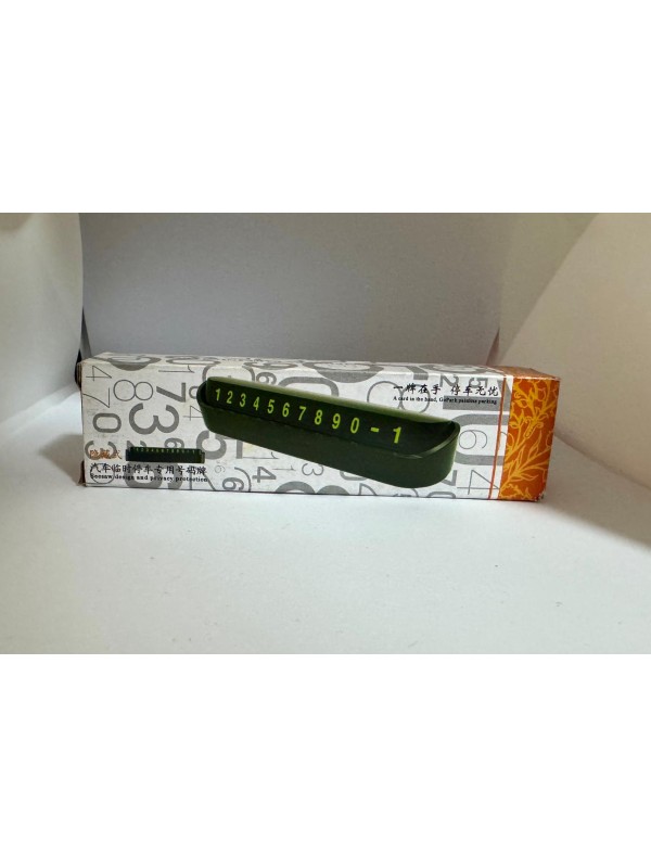 Araba Numaratörü Fosforlu Açılır Kapanır Kaliteli