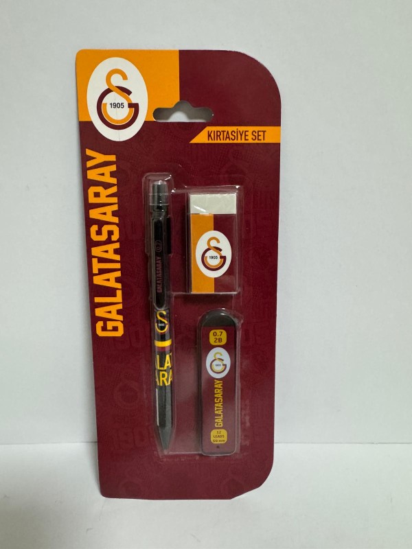 Versatilli 3'lü Kırtasiye Set Sarı Kırmızı 07