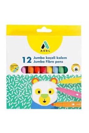 Keçeli Kalem Jumbo 12 li  Keçeli Kalem Jumbo 12 li