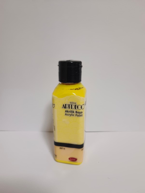 Akrilik Boya Sarı  Artdeco 140 ml Akrilik Boya Sarı  Artdeco 140 ml