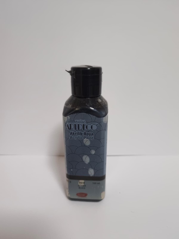 Akrilik Boya Siyah  140 ml Akrilik Boya Siyah  140 ml