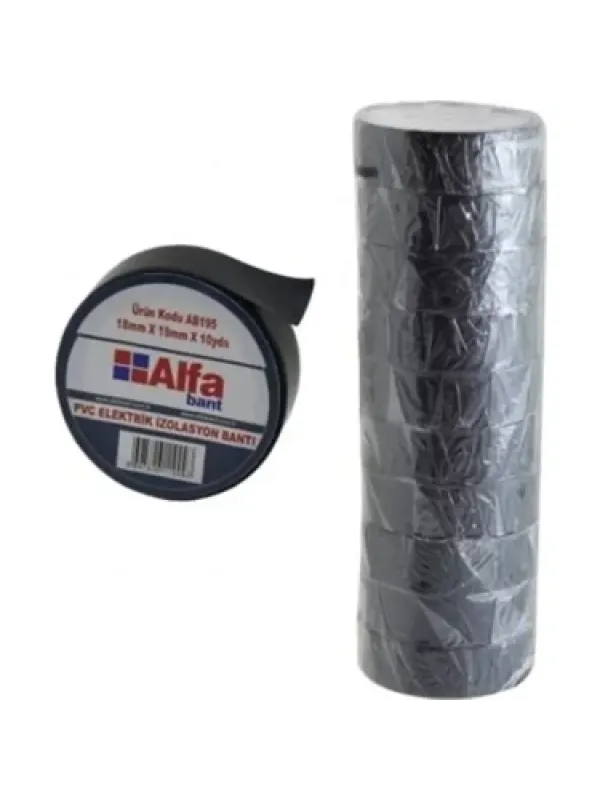 Elektrik Bantı Siyah 10'lu Elektrik Bantı Siyah 10'lu