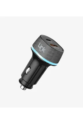 C433 Safe Dual PD QC 55W Süper Hızlı Araç Şarj Başlığı