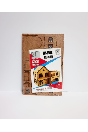3D Ahşap Maket Asmalı Konak 3D Ahşap Maket Asmalı Konak