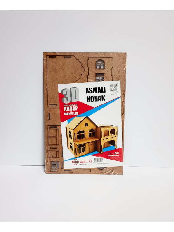 3D Ahşap Maket Asmalı Konak 3D Ahşap Maket Asmalı Konak