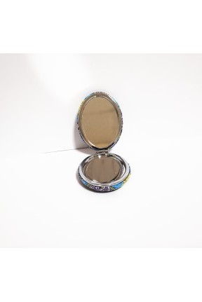 Cep Aynası Mor Desenli  Cep Aynası Mor Desenli