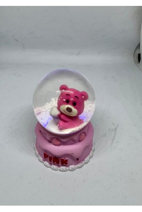 Işıklı Mini Küre 6 Cm Ayıcık