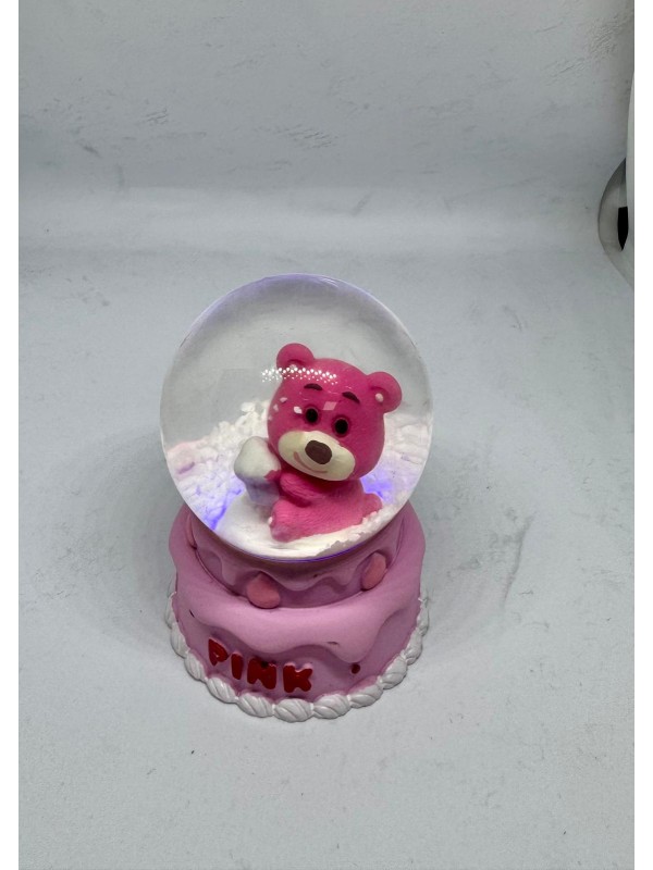 Işıklı Mini Küre 6 Cm Ayıcık