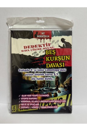 Dedektif Dava Çözme Oyunu  Beş Kurşun Davası