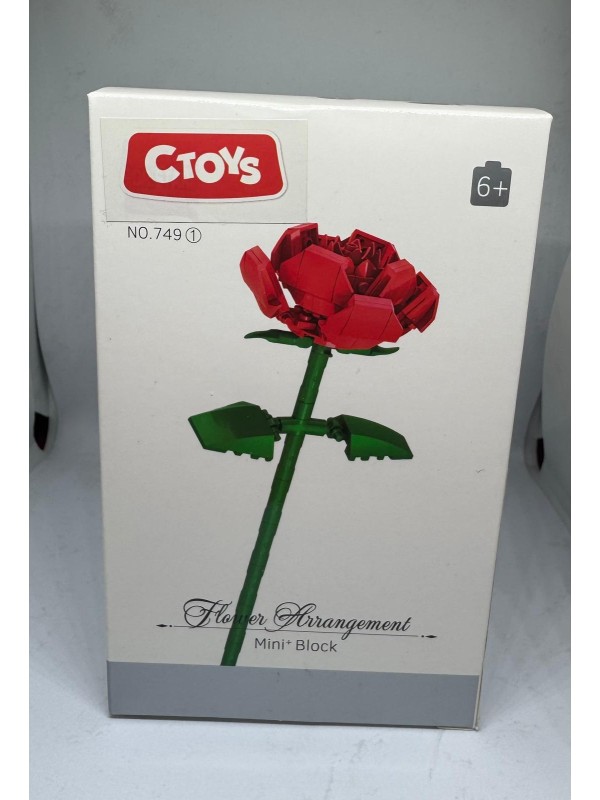 Mini Blok Flower Gül(süpriz)