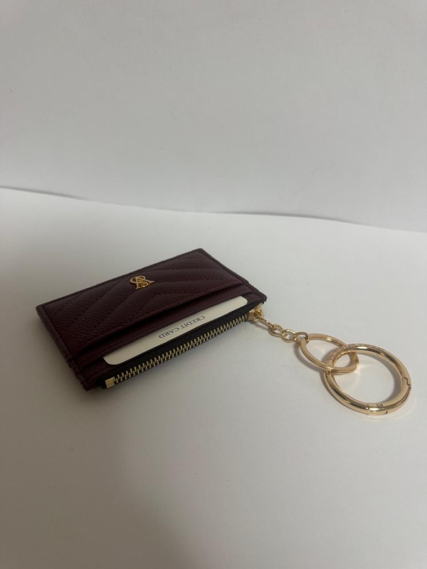 Kadın Fermuarlı Kartlık Bordo Yan Cüzdan Kadın Fermuarlı Kartlık Bordo Yan Cüzdan