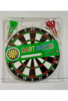 DART BOARD SETİ 4 DART OKLU KLASİK DART OYUNU
