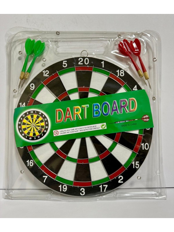 DART BOARD SETİ 4 DART OKLU KLASİK DART OYUNU