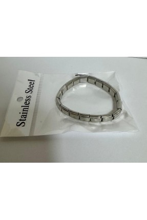  Paslanmaz Çelik İtalyan Charm Bileklik İç ve Dış  Yazılı Kaliteli
