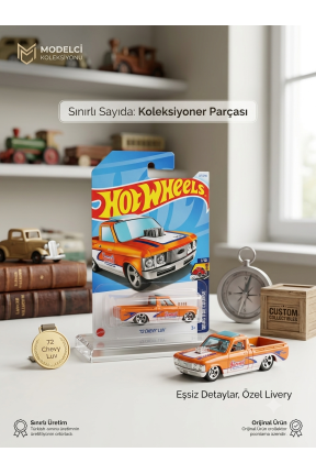 Hot Wheels Drag Racers Pıste De Course Serisi - Custom / Personnalıse '72 Chevy Luv Model Araba Hot Wheels Drag Racers Pıste De Course Serisi - Custom / Personnalıse '72 Chevy Luv Model Araba