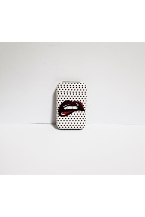 Cep Aynası Dudak Desenli Cep Aynası Dudak Desenli