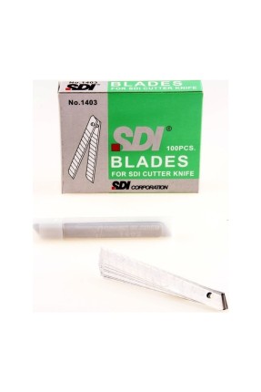 Dar Maket Bıçağı Yedeği 10 Adet 9 mm Genişlik 80 mm Uzunluk