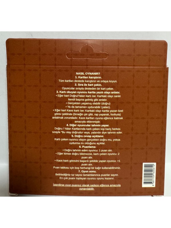 DOĞRU MU YALAN MI DOĞRU MU YALAN MI