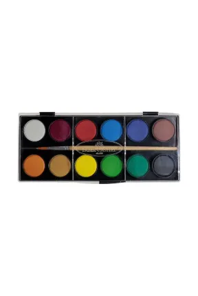 Sulu Boya 12 Renk Büyük Boy Sulu Boya 12 Renk Büyük Boy