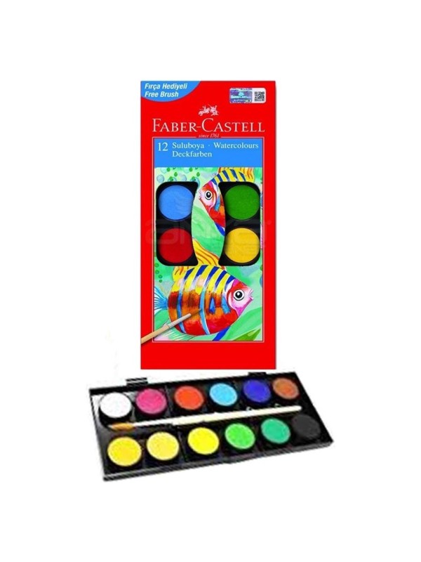 Öğrenci Boyama Seti 3 Lü 12 Renk Sulu Boya 12 Renk Kuru Boya 12 Renk Pastel Boya Kaliteli