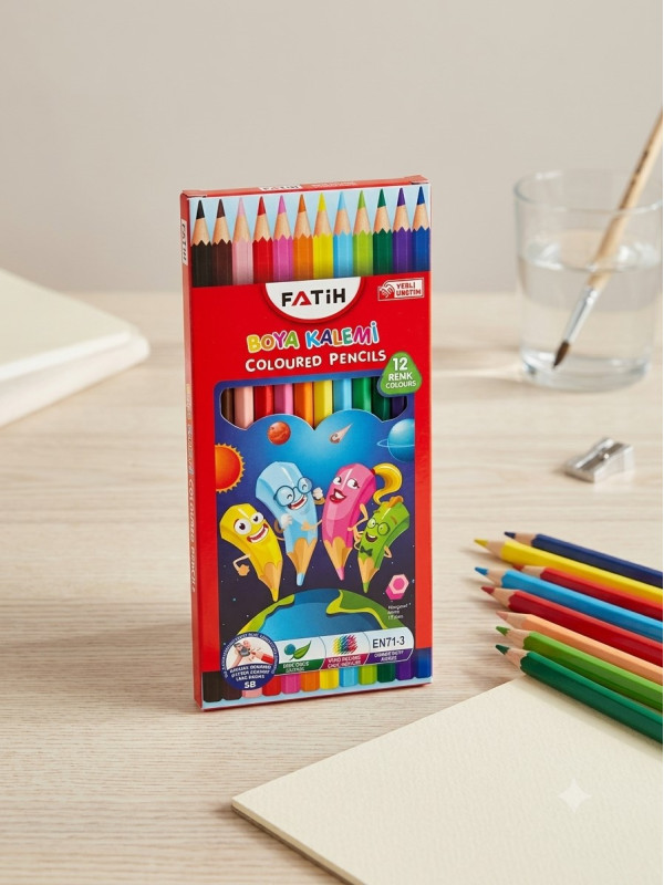 Kuru Boya 12 Renk Kaliteli Kuru Boya 12 Renk Kaliteli