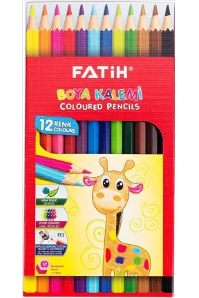 Kuru Boya 12 li Tam Boya  Karton Kutu Kuru Boya 12 li Tam Boya  Karton Kutu