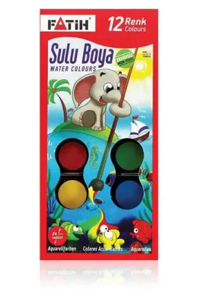 Sulu Boya 12 Renk Sulu Boya 12 Renk