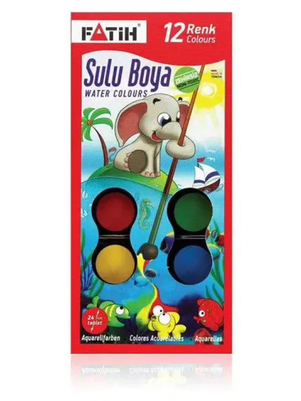 Sulu Boya 12 Renk