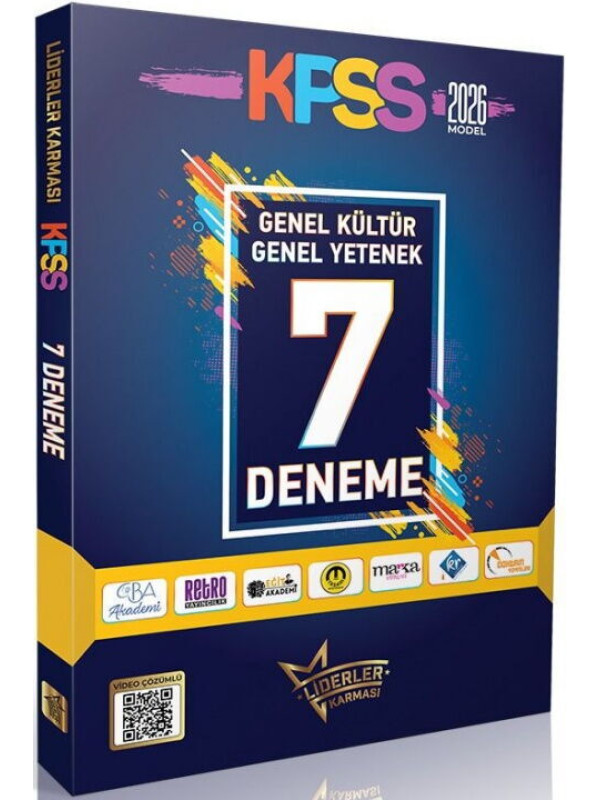 Liderler Karması 2026 KPSS Genel Kültür Genel Yetenek 7 Deneme Liderler Karması 2026 KPSS Genel Kültür Genel Yetenek 7 Deneme