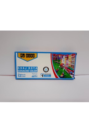 Guaj Boya 12 Renk  Tüp Guaj Boya 12 Renk  Tüp