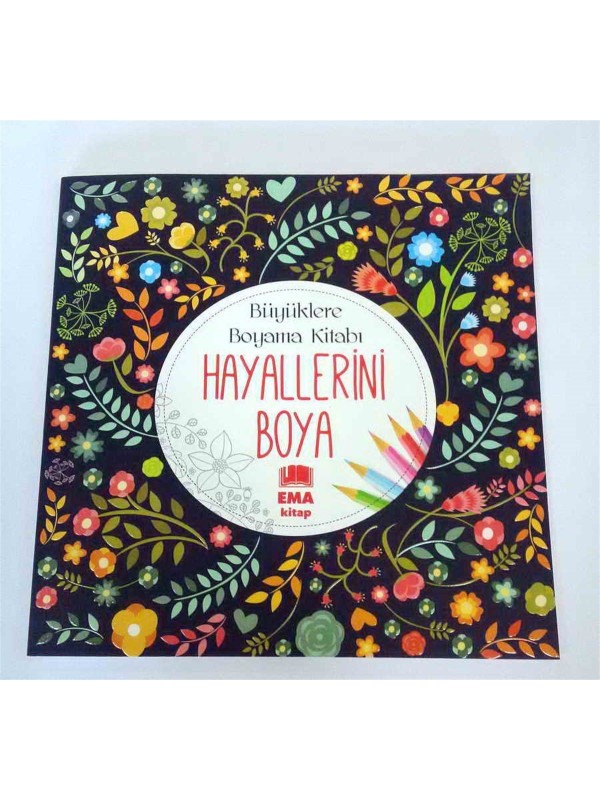 Büyükler İçin Boyama Kitap Hayllerini Boya