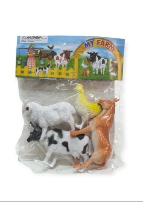 4'lü Hayvanlar Figürü Seti