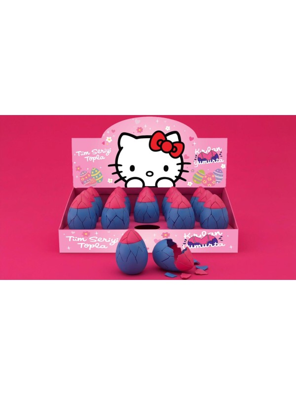 Kırılan Yumurta  3D  Anahtarlık 1 Adet Mavi Pembe