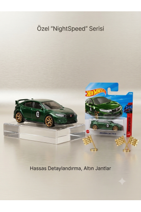 Hot Wheels Nıghtspeed Serisi - 2018 Honda Cıvıc Type R Model