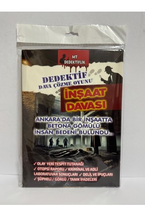 Dedektif Dava Çözme Oyunu  İnşaat Davası