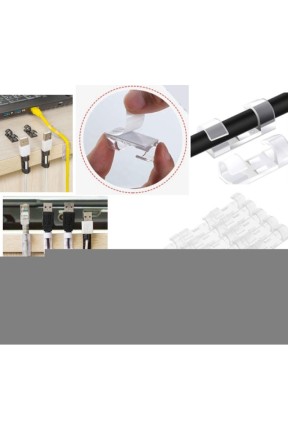 Kablo Sabitleyici Klips Seti 20 Adet