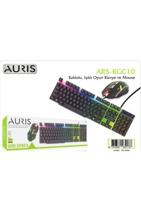 ARS-KGC10 Işıklı Oyuncu Kablolu Klavye ve Mouse Set ARS-KGC10 Işıklı Oyuncu Kablolu Klavye ve Mouse Set