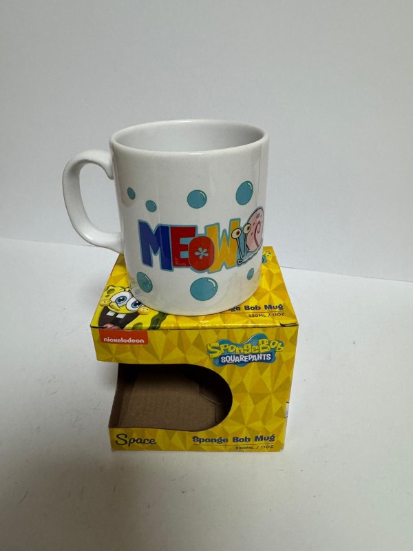 Seramik 1.Sınıf Kupa  Sponge Bob 1