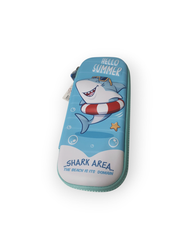 Kalemlik Kutusu Fermuarlı Kabartmalı Balık Desenli Kalemlik Kutusu Fermuarlı Kabartmalı Balık Desenli