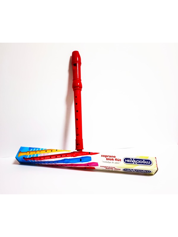 Blok Flüt Kırmızı Blok Flüt Kırmızı